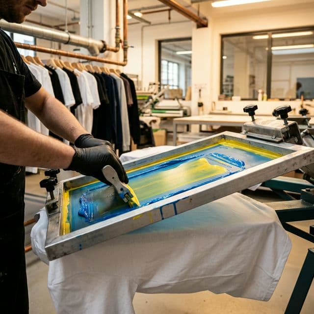 Screentryck i produktion